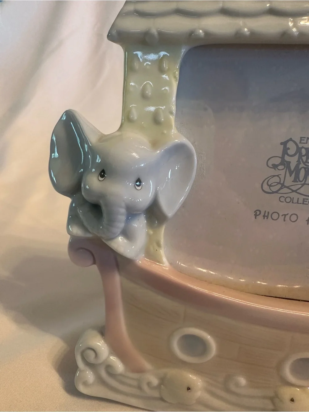 Precious Moments Enesco Pastel Noah's Ark Ceramic Frame 165611